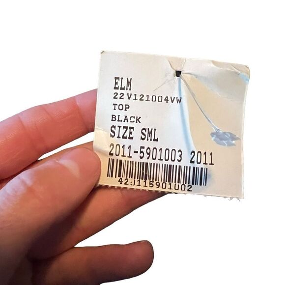 NWT! Elm design black long sleeve wool blend dress - Picture 4 of 9